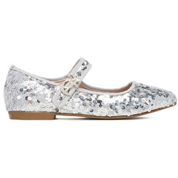 Baleriny Juicy Couture CEO-CM250112-1 Srebrny