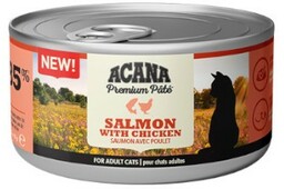 Acana Premium Pate Salmon&amp;Chicken-karma mokra dla kota 85g