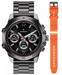 GARETT Smartwatch V14 czarny - Zestaw