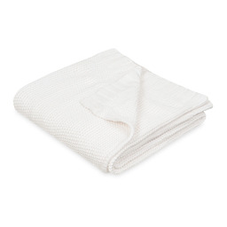 BabyMatex Kocyk pled dziecięcy 80x100 Tully biały bawełniany