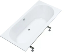 Schedpol Celicia White Mat wanna akrylowa 180x80x57 cm