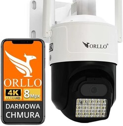 ORLLO Kamera IP Z17 Ultra 4K zewnętrzna obrotowa