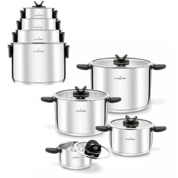 STARKE PRO Zestaw garnków ze składanymi uchwytami Secare