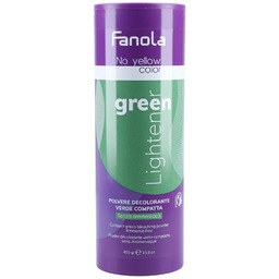Fanola No Yellow, rozjaśniacz green, 450g