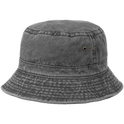 Kapelusz Rybaka Washed Bucket by Lipodo, czarny, cm