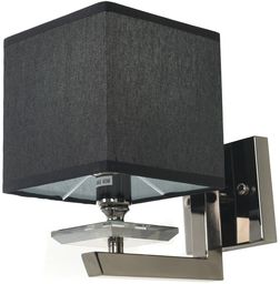 LAMPA ŚCIENNA KINKIET Z CZARNYMI ABAŻURAMI FIANELO W1