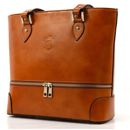 Stylowa skórzana torebka na lata Vera Pelle