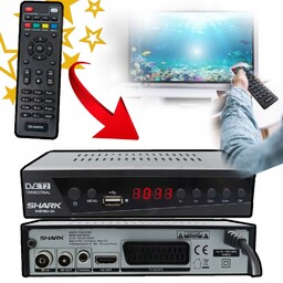 Tuner Domowy Dekoder DVBT2 Tv Naziemnej DVB-T2/C Hevc