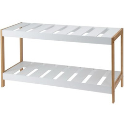 HEXCELLENT HOUSEWERE Półka na buty Bambusowa 2 poziomy