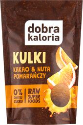 Dobra Kaloria Kulki, kakao & nuta pomarańczy, bez