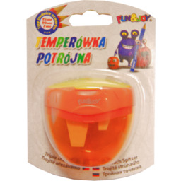 Temperówka potrójna pomarańczowa Fun&Joy 339590