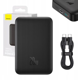 Baseus Magnetyczny Powerbank 10000mAh Do Telefonu MagSafe Power