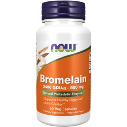 NOW Foods Bromelaina 500 mg 60 kaps