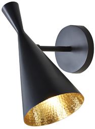 LAMPA ŚCIENNA KINKIET LOFTOWY CZARNY FOGGI W1