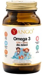 YANGO Omega 3 dla dzieci EPA + DHA