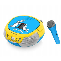 Boombox Karaoke Odtwarzacz CD Głośnik Bluetooth Usb MP3