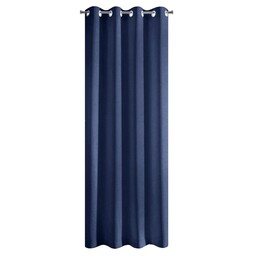 Eurofirany Zasłona 140x250 Rita granatowa gotowa na przelotkach
