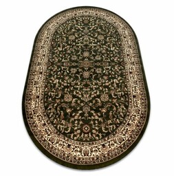 Dywan ROYAL ADR owal wzór 1745 zielony 100x180
