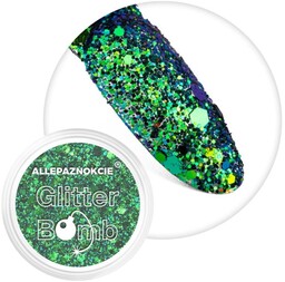 Pyłek do paznokci Glitter Bomb Effect Allepaznokcie Nr
