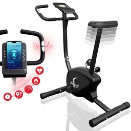 Rower Stacjonarny Mechaniczny Pionowy Treningowy Do Cardio Fitness