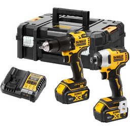 DEWALT Wiertarko-wkrętarka DCD709 + zakrętarka DCF809 + ładowarka