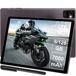 Tablet Android 10,5" Lte 8/128GB 7000 mAh Wifi