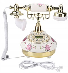 Telefon MS-9101 Stacjonarny Retro Kartę
