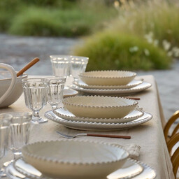 Costa Nova Talerz głęboki Pearl Cream 24 cm