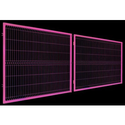 Brama dwuskrzydłowa 3D 4 m