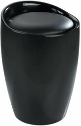 WENKO Pufa CANDY BLACK - kosz na pranie,