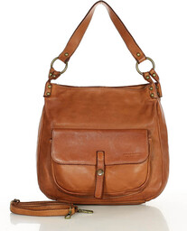 Torebka worek skóra naturalna hobo bag - MARCO