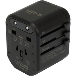 Yato UNIWERSALNY ADAPTER PODRÓŻNY DO PONAD 150 KRAJÓW