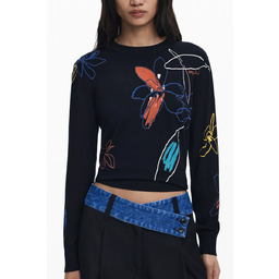 Czarny sweter damski Desigual