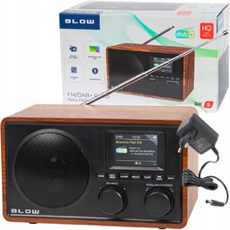 RADIO KUCHENNE BUDOWLANE PRZENOŚNE WYŚWIETLACZ BLUETOOTH DAB+ FM