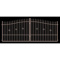 Brama dwuskrzydłowa Darek 4 m