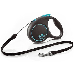 FLEXI Smycz Black Design S (5 m -