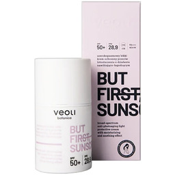 Veoli Botanica But First, Sunscreen SPF 50+ Szerokopasmowy,