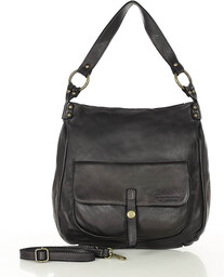 Torebka worek skóra naturalna hobo bag - MARCO
