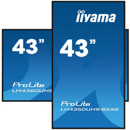 Iiyama Prolite LH4360UHS-B2AG profesjonalny wyświetlacz cyfrowy 4K UHD
