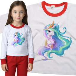 Piżama dziecięca Unicorn Jednorożec Księżniczka 110/116