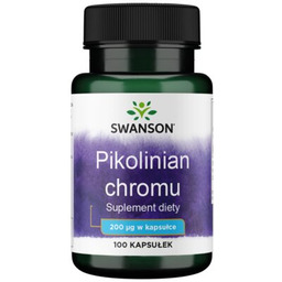SWANSON Chrom Pikolinian (100 kapsułek)