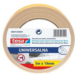 Tesa Taśma dwustronna TESAfix 08073 (5 m)