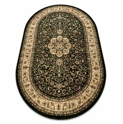 Dywan ROYAL ADR owal wzór 521 zielony 150x250