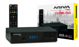Dekoder Ferguson Ariva T40 Tuner Tv DVB-T2, H.265/HEVC