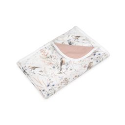 BabyMatex Kocyk dziecięcy 75x100 Ines biały szary ptaki