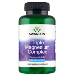 SWANSON Magnez Triple Magnesium Complex (100 kapsułek)