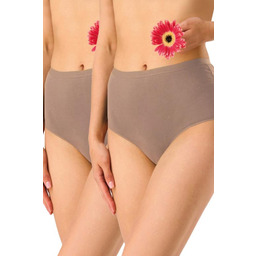 Figi damskie bawełniane (2pack) z wysokim stanem