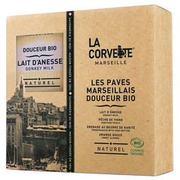 Zestaw 4 aromatycznych mydeł marsylskich, Trotuary Marsylii BIO,