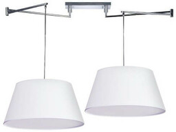 Azzardo Wisząca lampa abażurowa zestaw Natalia AZ1923+2xAZ2592 nad