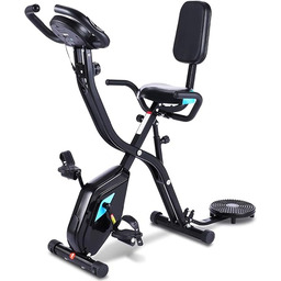 Profun Składany rower treningowy z paskiem treningowym/sportową tarczą,